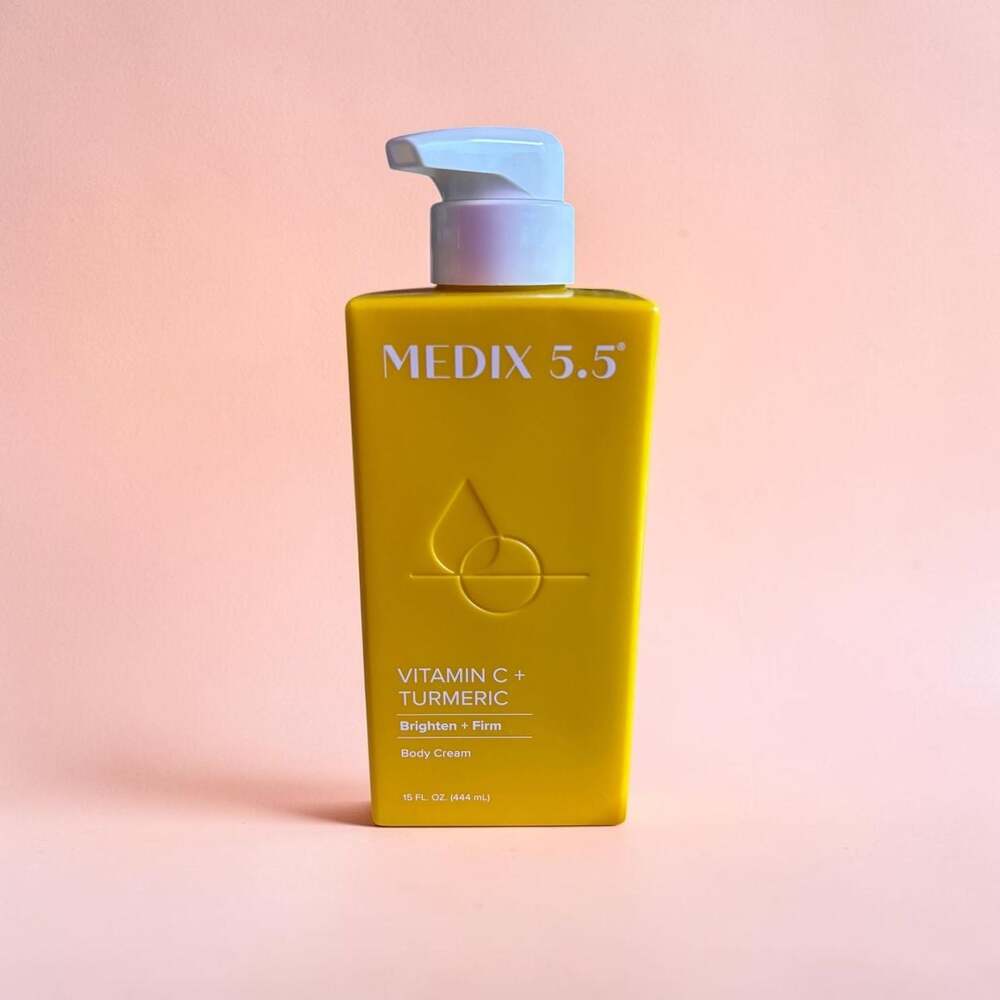 Medix 5.5 Vitamin C + Turmeric Brighten + Firm Body Cream, 15 Fl Oz
